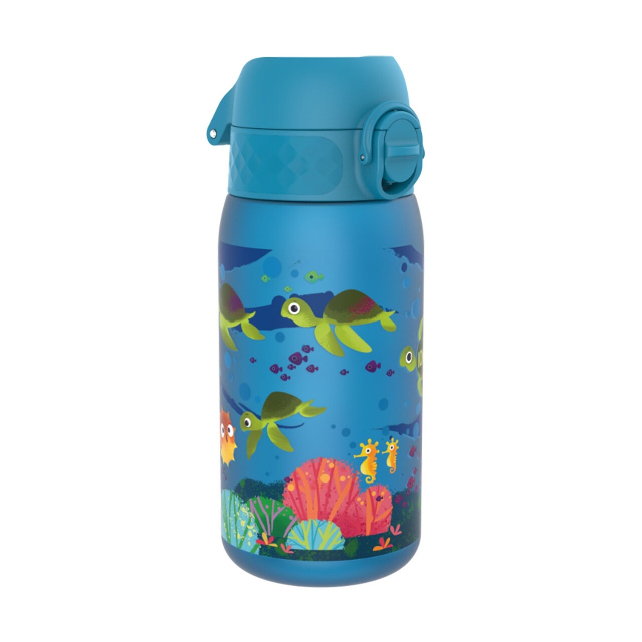 Sticla apa pentru copii, recyclon, 350ml, Sea Turtle - Ion8 - imagine 7